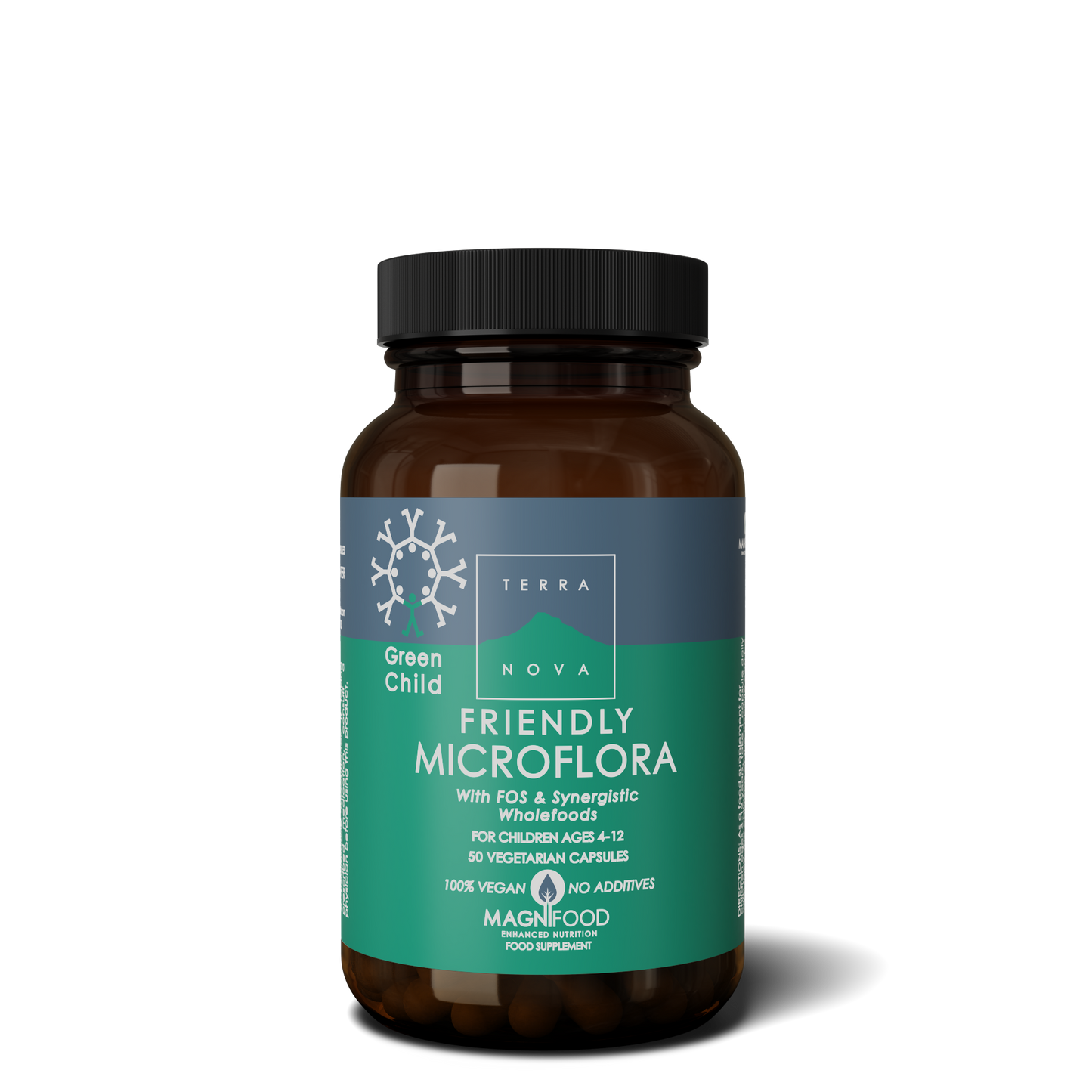 Terranova Green Child Friendly Microflora, 50 kaps