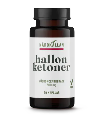 Närokällan Hallonketoner 60 kapslar