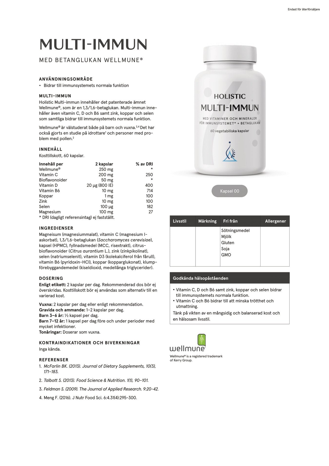 Multi-Immun, 60 kapslar