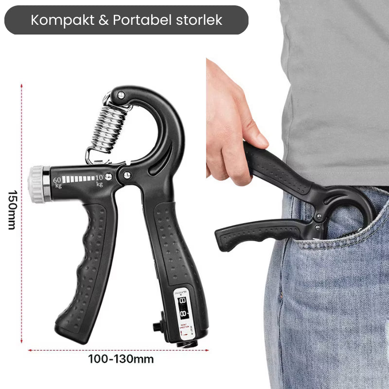 Justerbar handgreppstränare 10-60 kg