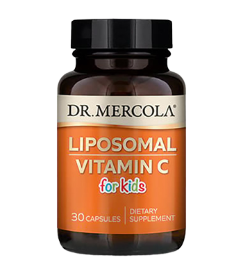Dr. Mercola Liposomal C-vitamin för Barn 30 kapslar