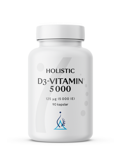 D3-vitamin 5000, 90 kapslar