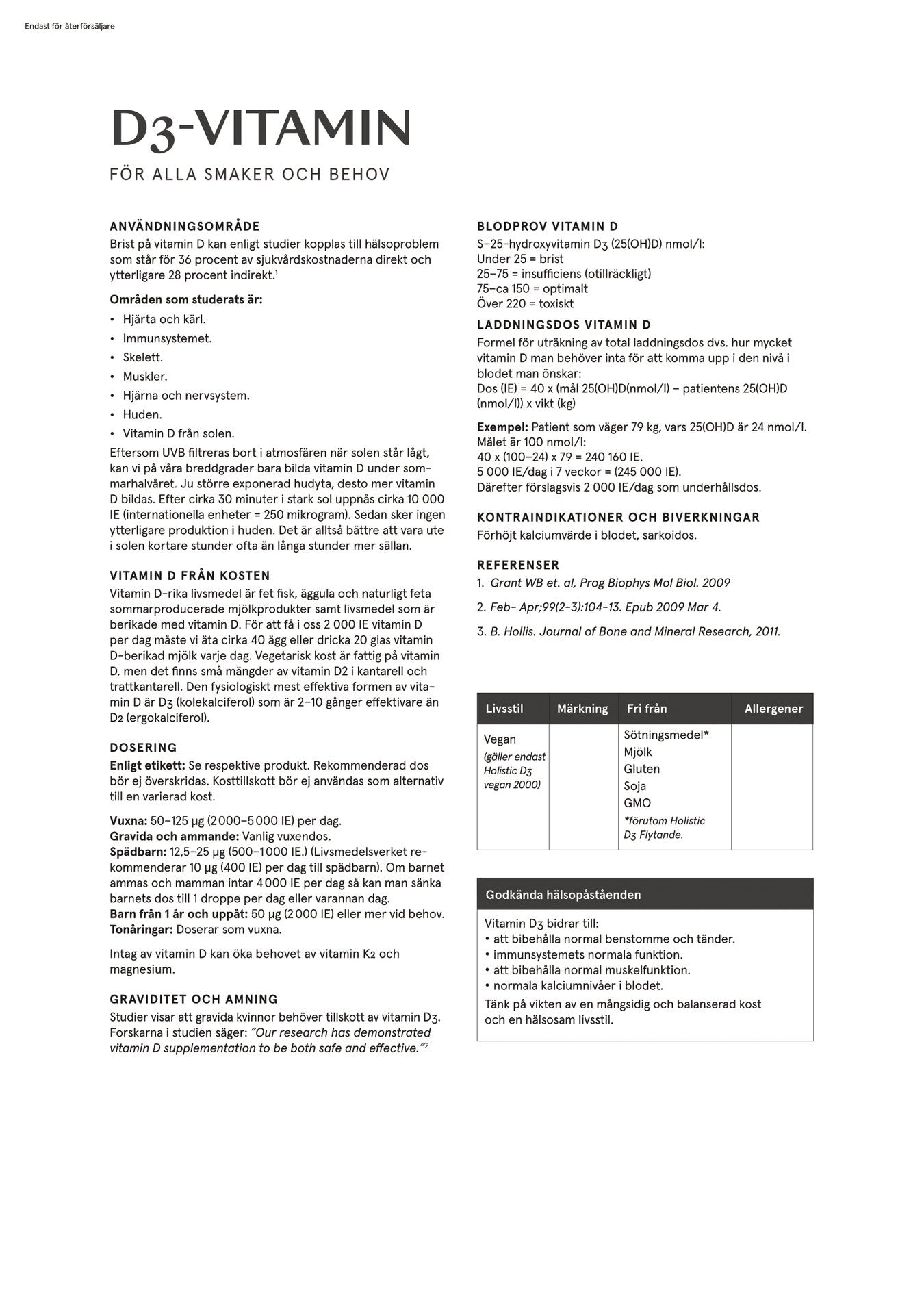 D3-vitamin 5000, 90 kapslar