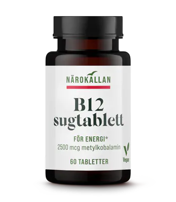 Närokällan B12 Sugtablett 60 tabletter
