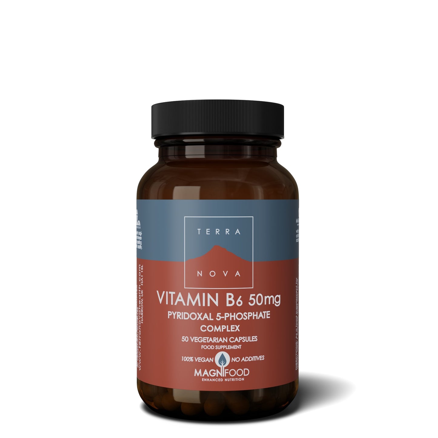 Terranova Vitamin B6 50mg Complex, 50 kaps