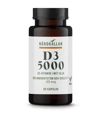 Närokällan D3 5000 Vegan 90 kapslar