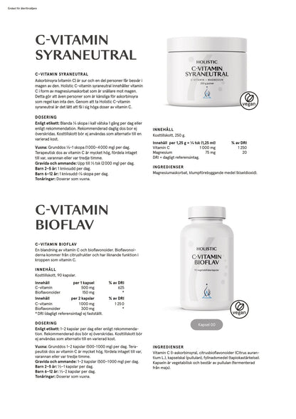 C-vitamin syraneutral, 250 g