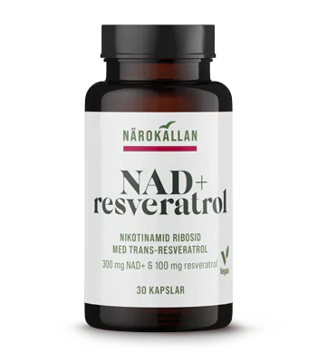 Närokällan NAD+ Resveratrol 30 kapslar