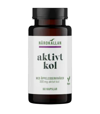 Närokällan Aktivt Kol + Äppelcidervinäger 60 kapslar