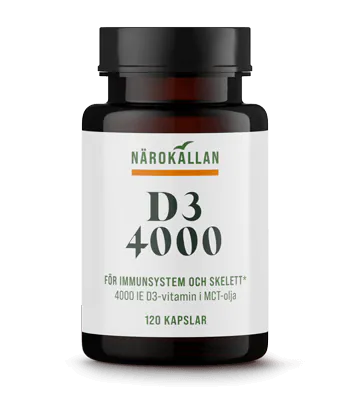 Närokällan D3 4000 IE 120 kapslar