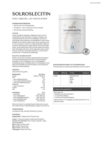 Solroslecitin, 350 g