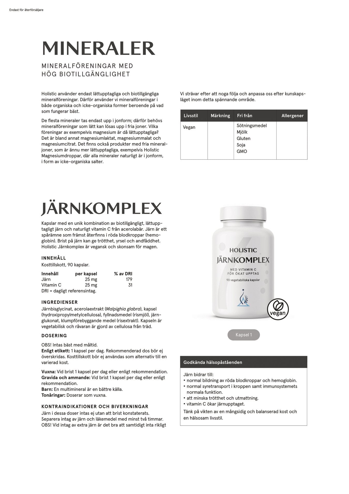 Mangan 5 mg, 90 kapslar