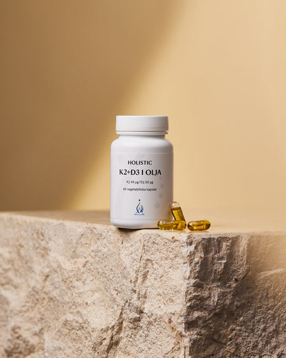 K2+D3 i olja, 60 kapslar