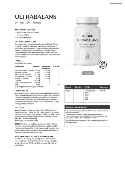 Ultrabalans, 60 kapslar