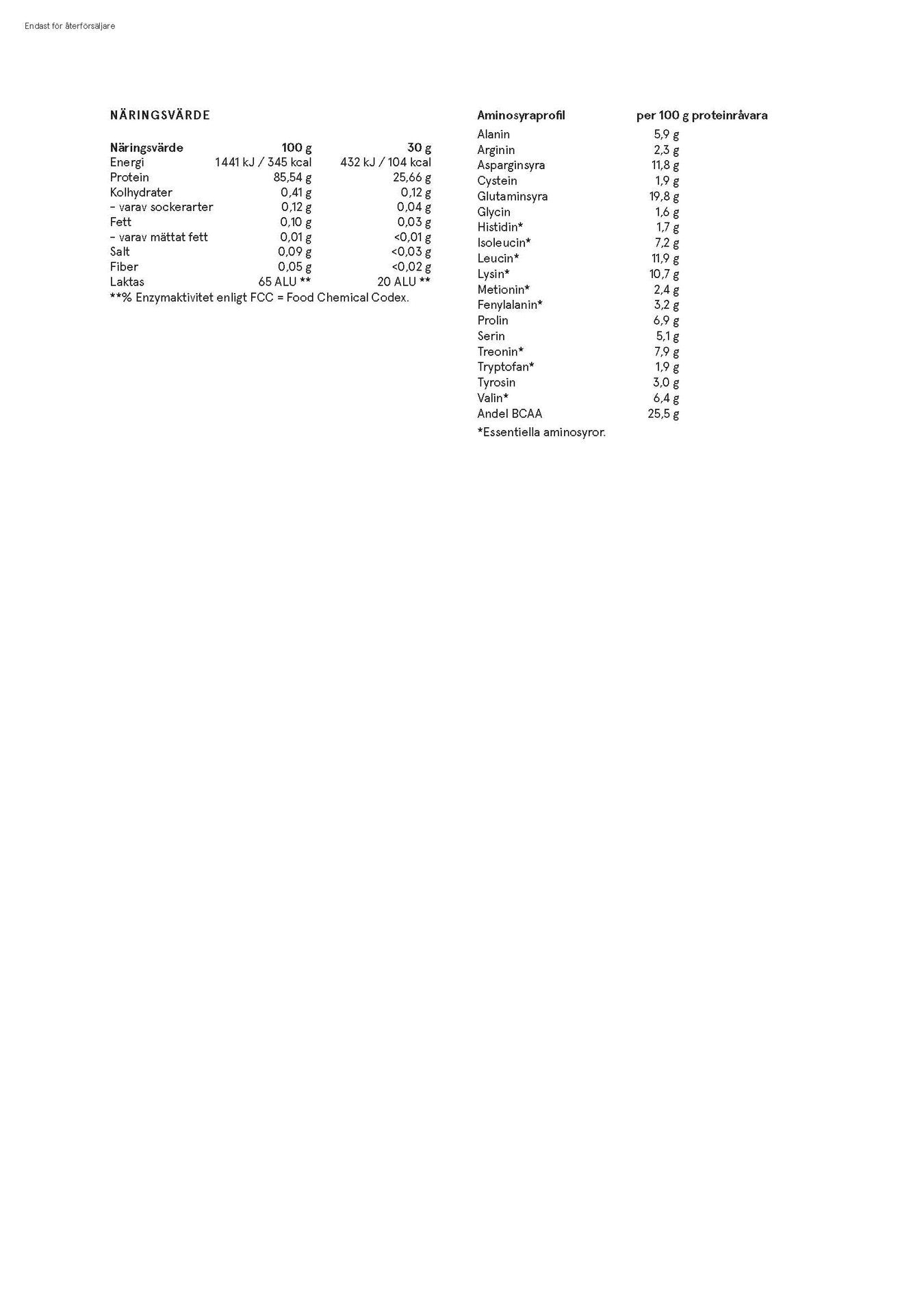 Clear Whey vassleproteinisolat mango och litchi, 500g