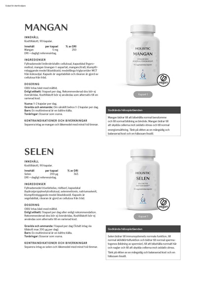 Magnesiumbisglycinat 100 mg, 90 kapslar