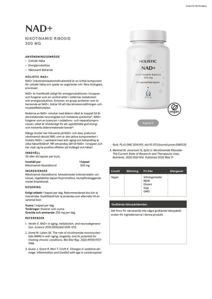 NAD+, 30 kapslar