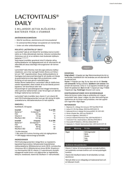 Lactovitalis® daily, 30 kapslar