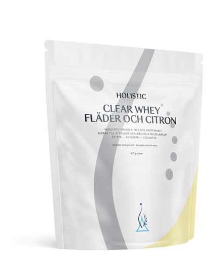 Clear Whey vassleproteinisolat fläder och citron, 400g