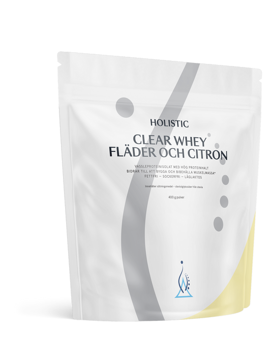 Clear Whey vassleproteinisolat fläder och citron, 400g