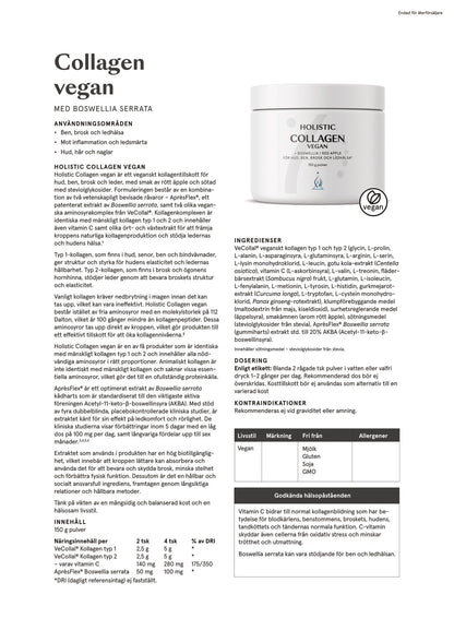 Collagen vegan + Boswellia, 150 g