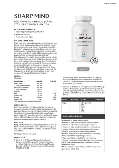 Sharp Mind, 60 kapslar