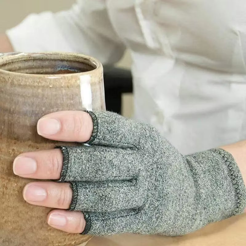 Fingerlösa kompressionshandskar (2st)