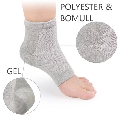 Strumpor med gel i hälen