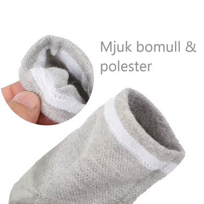 Strumpor med gel i hälen