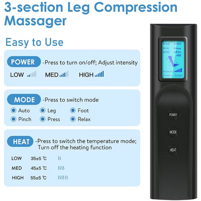 Luftkompression helbensmassage