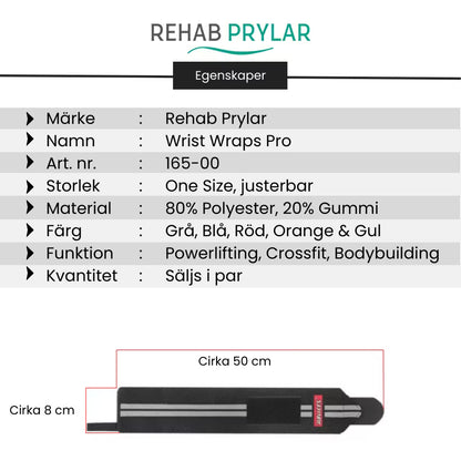 Wrist Wraps Pro - Handledsstöd