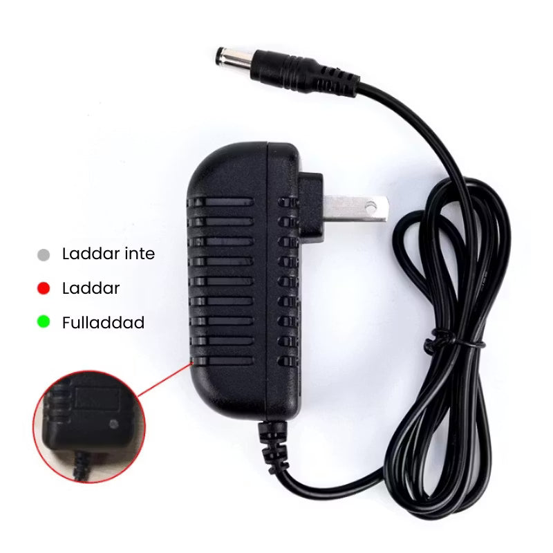 Massagepistol - ingår 6 olika huvuden