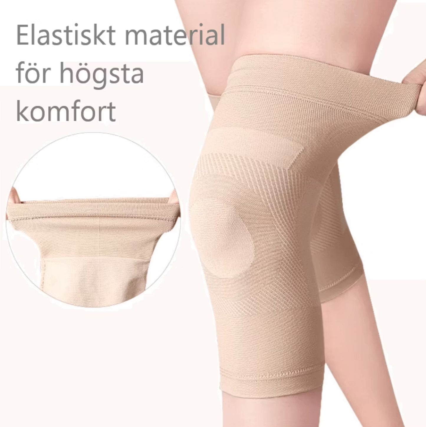 Knästöd med elastisk komfort (1 par)