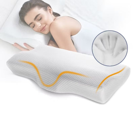 Memory foam kudde med stöd för axlar