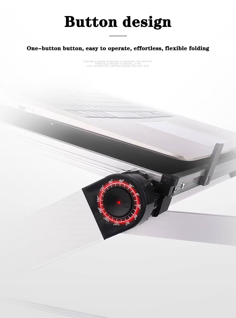 Justerbart laptopställ