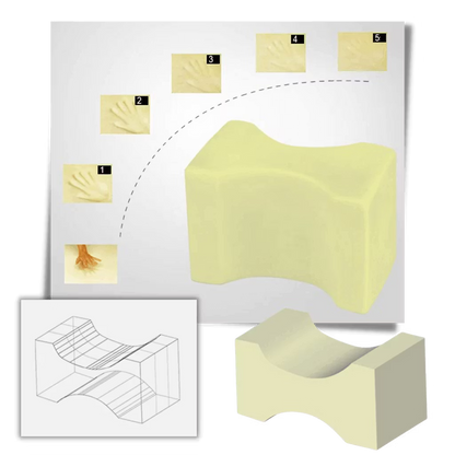 Knä- och benkudde av memory foam