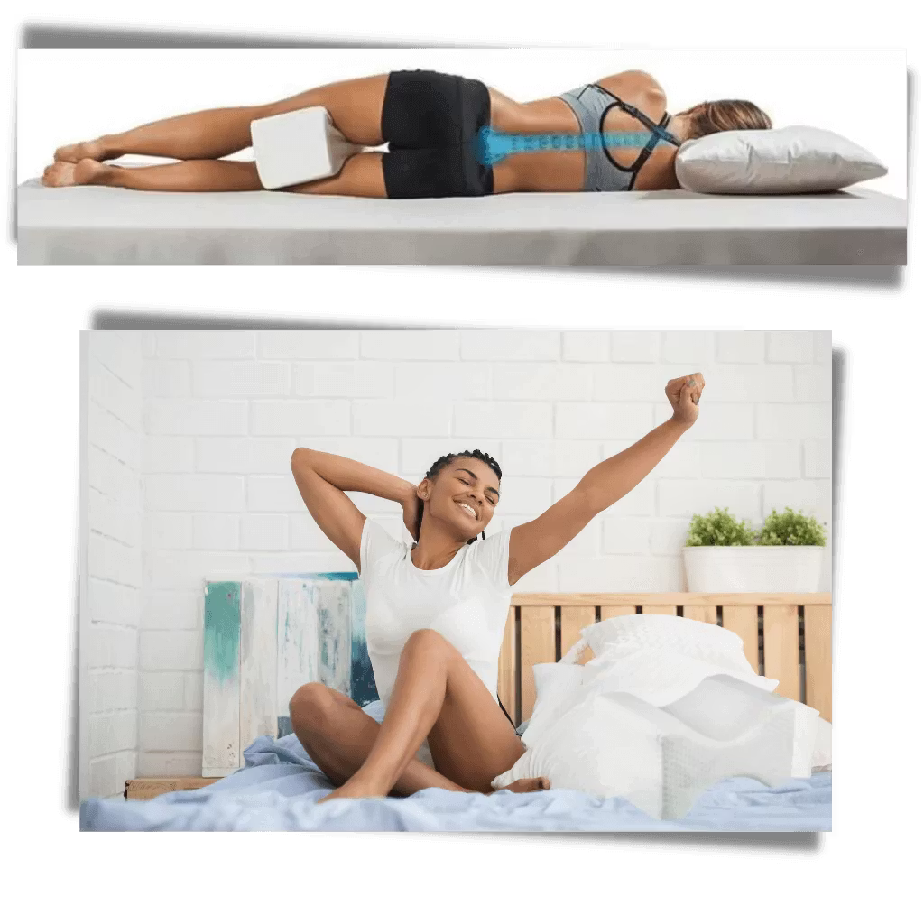 Knä- och benkudde av memory foam