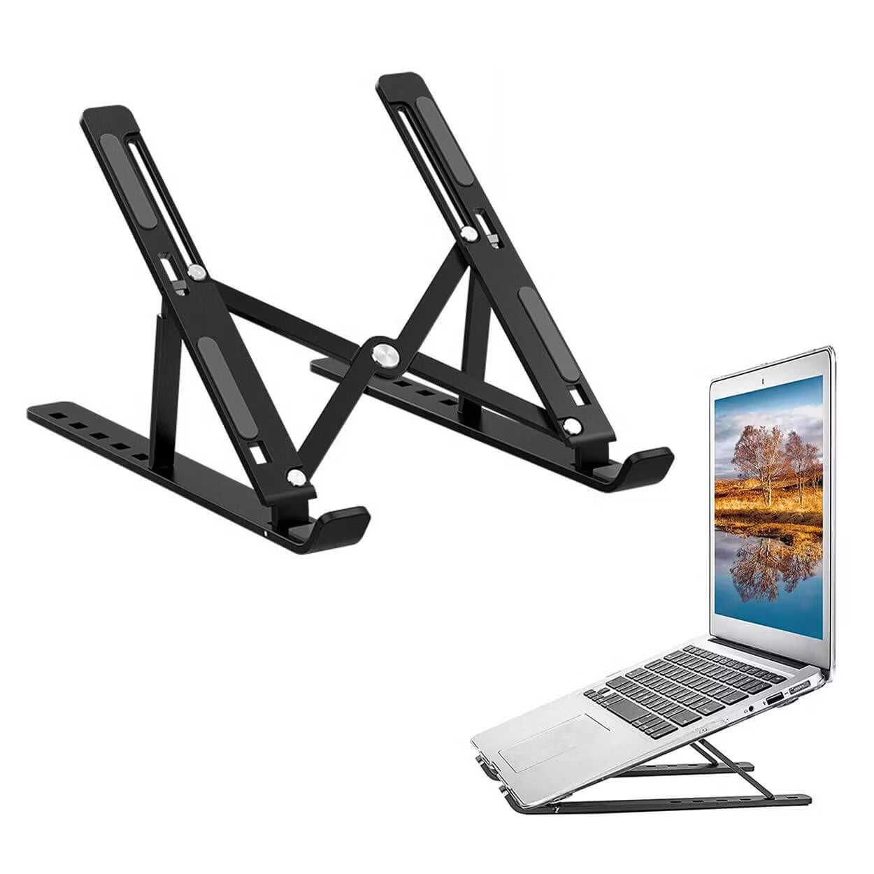 Portabelt laptopställ