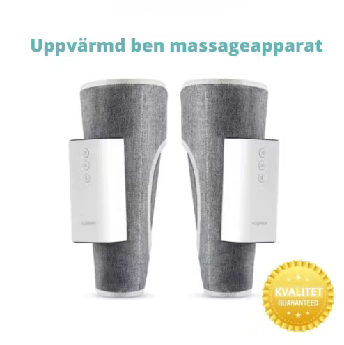 Uppvärmd massageapparat för benen