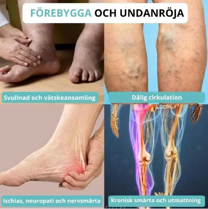 Uppvärmd massageapparat för benen