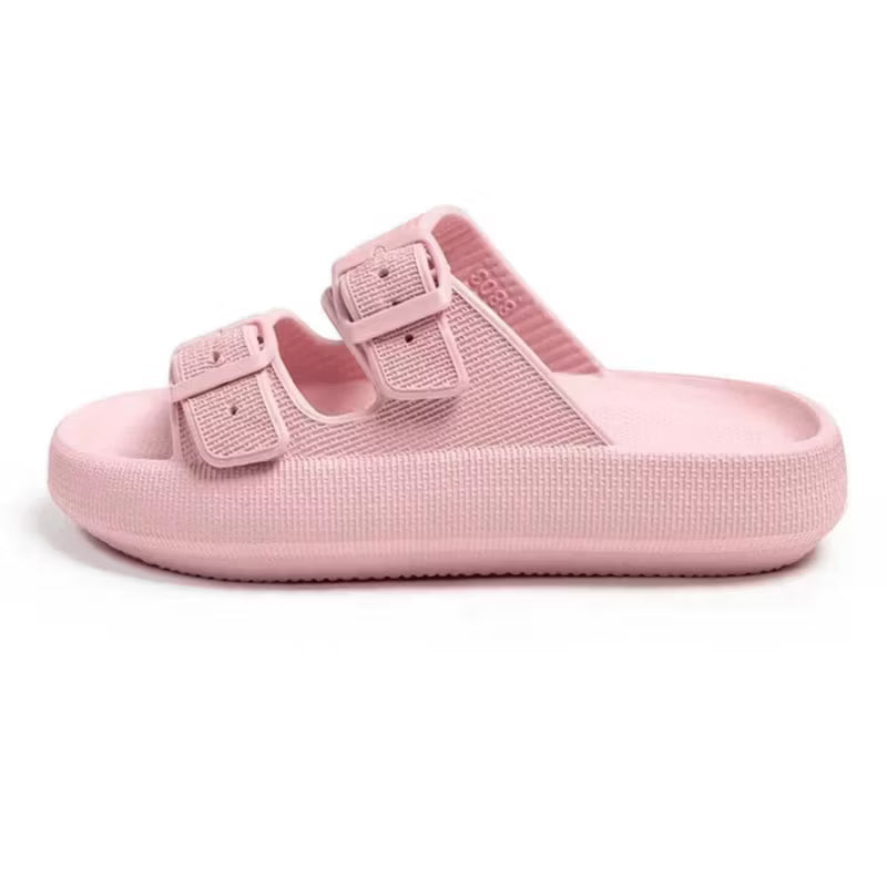 Justerbara Stötdämpande Cloud Tofflor (rosa)