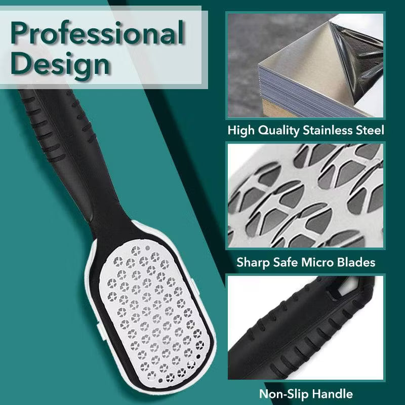 Professionell Rostfri fotfil för Callus Borttagning - Effektiv Pedikyrverktyg