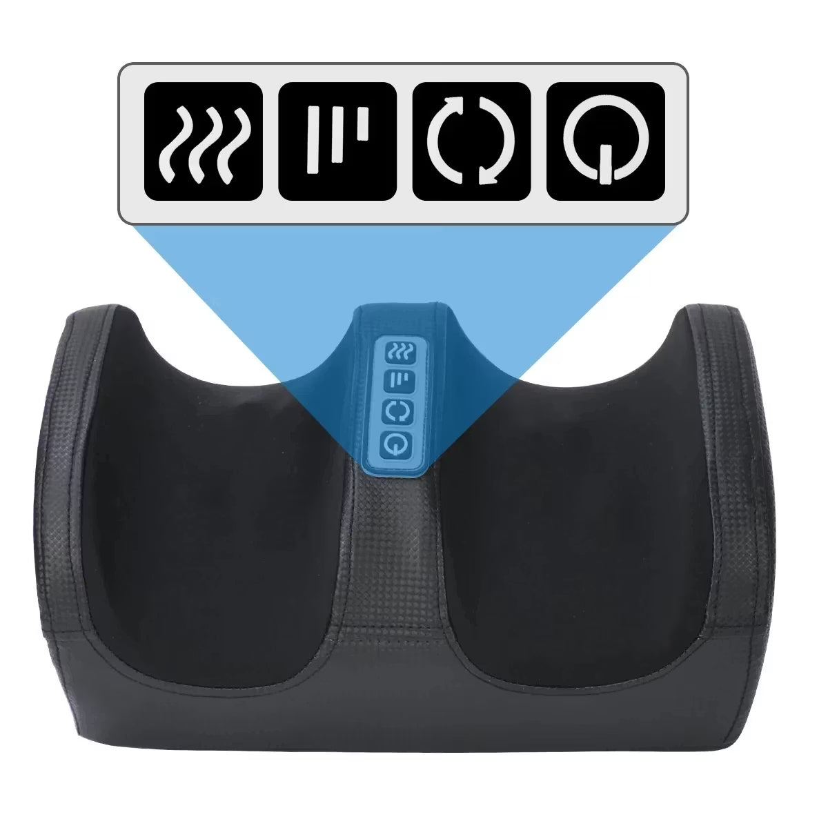 Elektrisk fotmassagemaskin - Lättnad för trötta fötter och muskler med djupvävnadsmassage