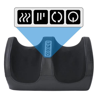 Elektrisk fotmassagemaskin - Lättnad för trötta fötter och muskler med djupvävnadsmassage