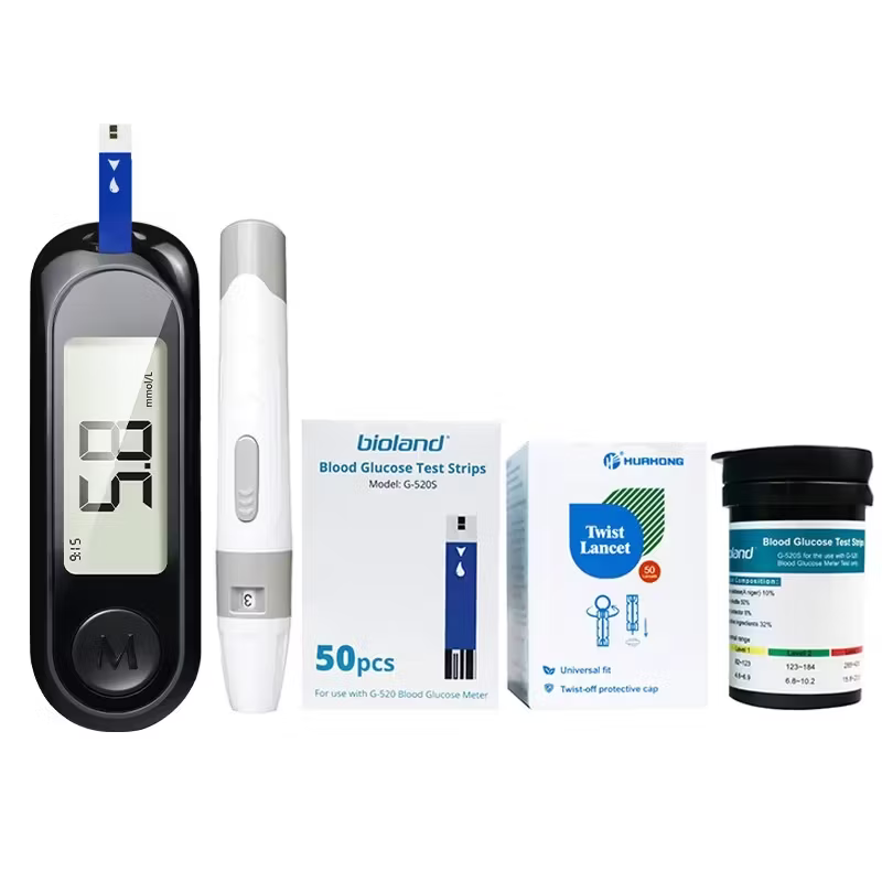 Blodsockermätare Kit – Diabetes Testset med 50 Teststickor & Snabbt Resultat