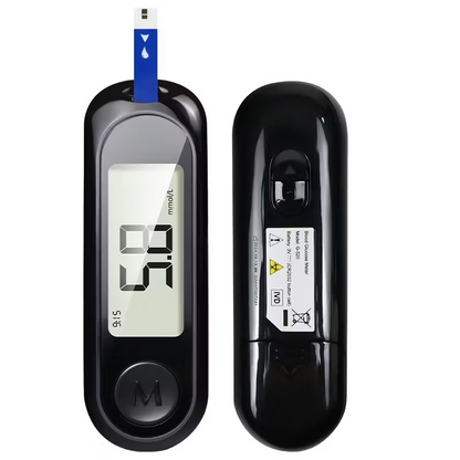 Blodsockermätare Kit – Diabetes Testset med 50 Teststickor & Snabbt Resultat