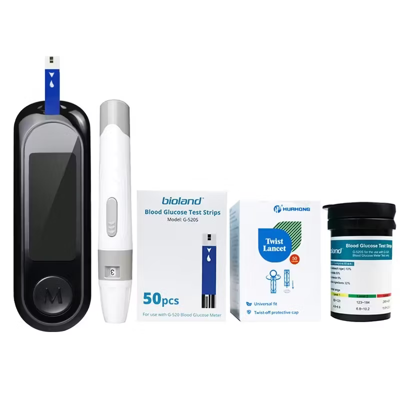 Blodsockermätare Kit – Diabetes Testset med 50 Teststickor & Snabbt Resultat