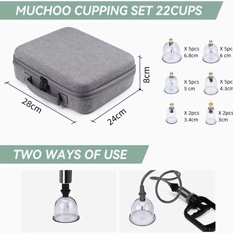 Koppningskit med Sugkoppor – Mot Smärta, Spänningar & Celluliter