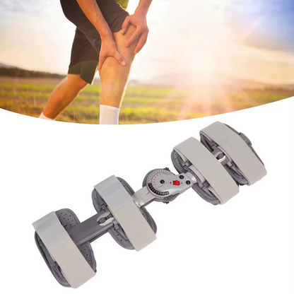 Ortopediskt Knästöd med Gångjärn – För Rehabilitering & Stabilisering efter Skada