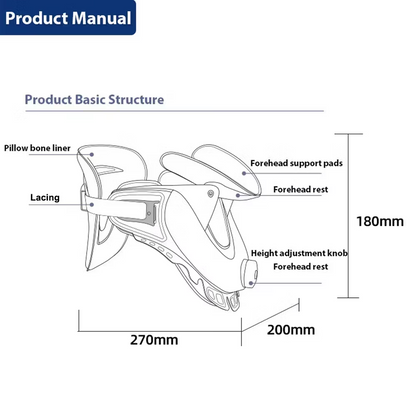 Rehab Nackkrage – Uppblåsbar Traktion för Spänningar & Nacksmärta